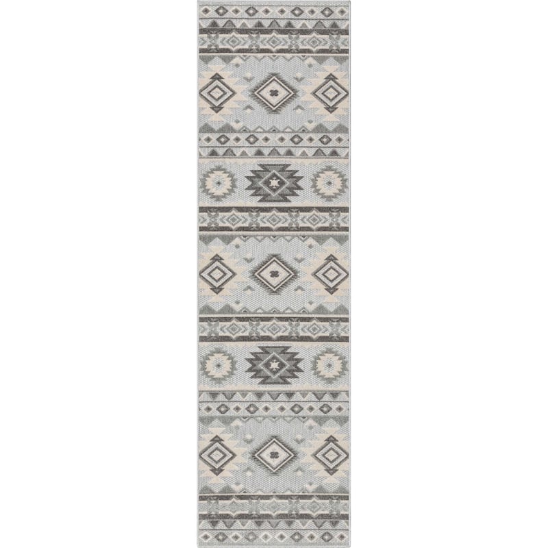 Well Woven Dorado Mamba Indoor Outdoor Southwestern High-Low Area Rug