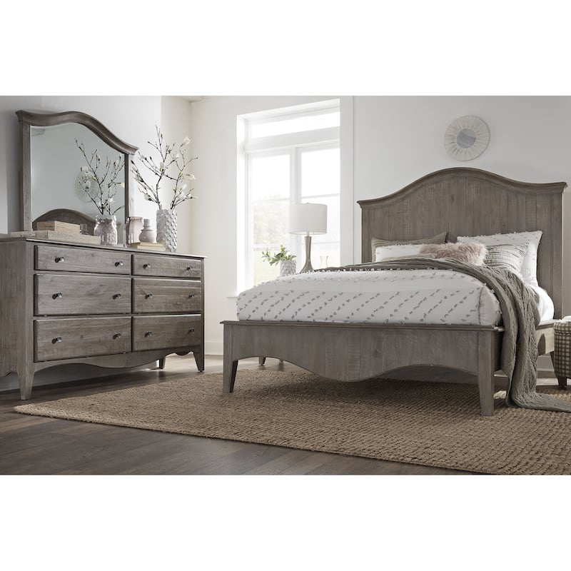 Ella Crown Bed in Camel