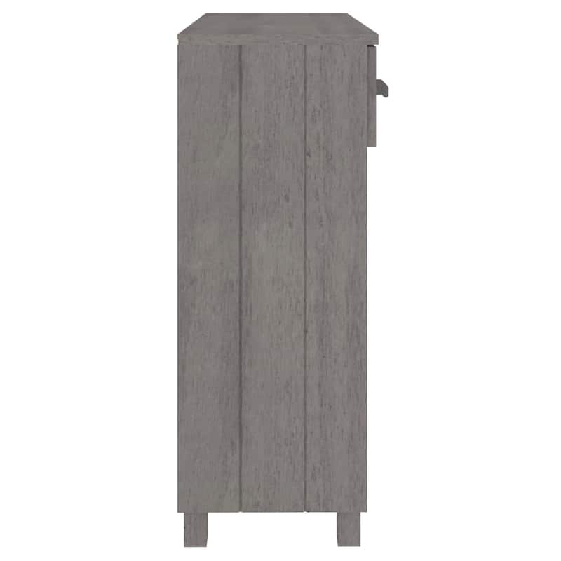vidaXL Console Table Entryway Table Narrow Side Table HAMAR Solid Wood Pine - 35.4" x 13.8" x 35.4"