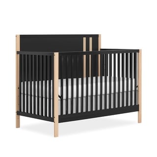 Dream On Me Soho Convertible Crib In Matte Black Vintage - Matte Black Vintage