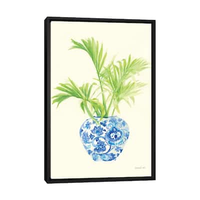 iCanvas "Palm Chinoiserie II" by Danhui Nai Framed Canvas Print