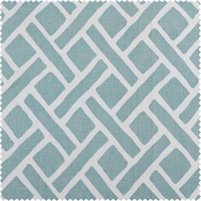 Exclusive Fabrics Martinique Printed Cotton Window Valance - 50 X 19