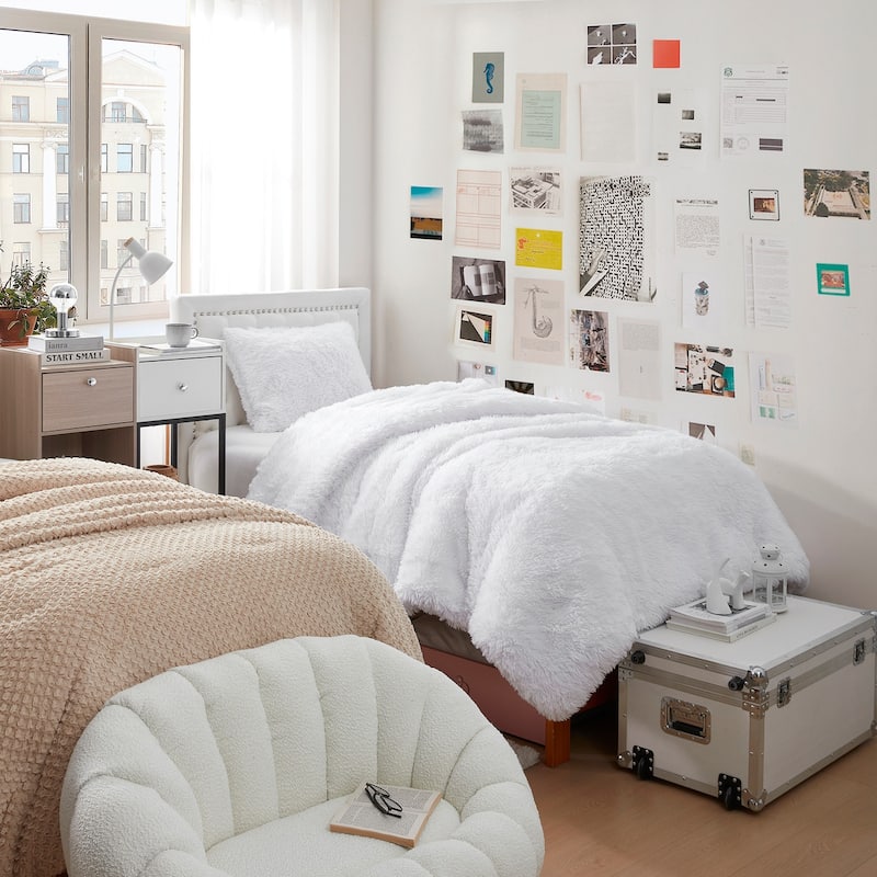 Full of Fluff - Coma Inducer® Oversized Comforter Set - White