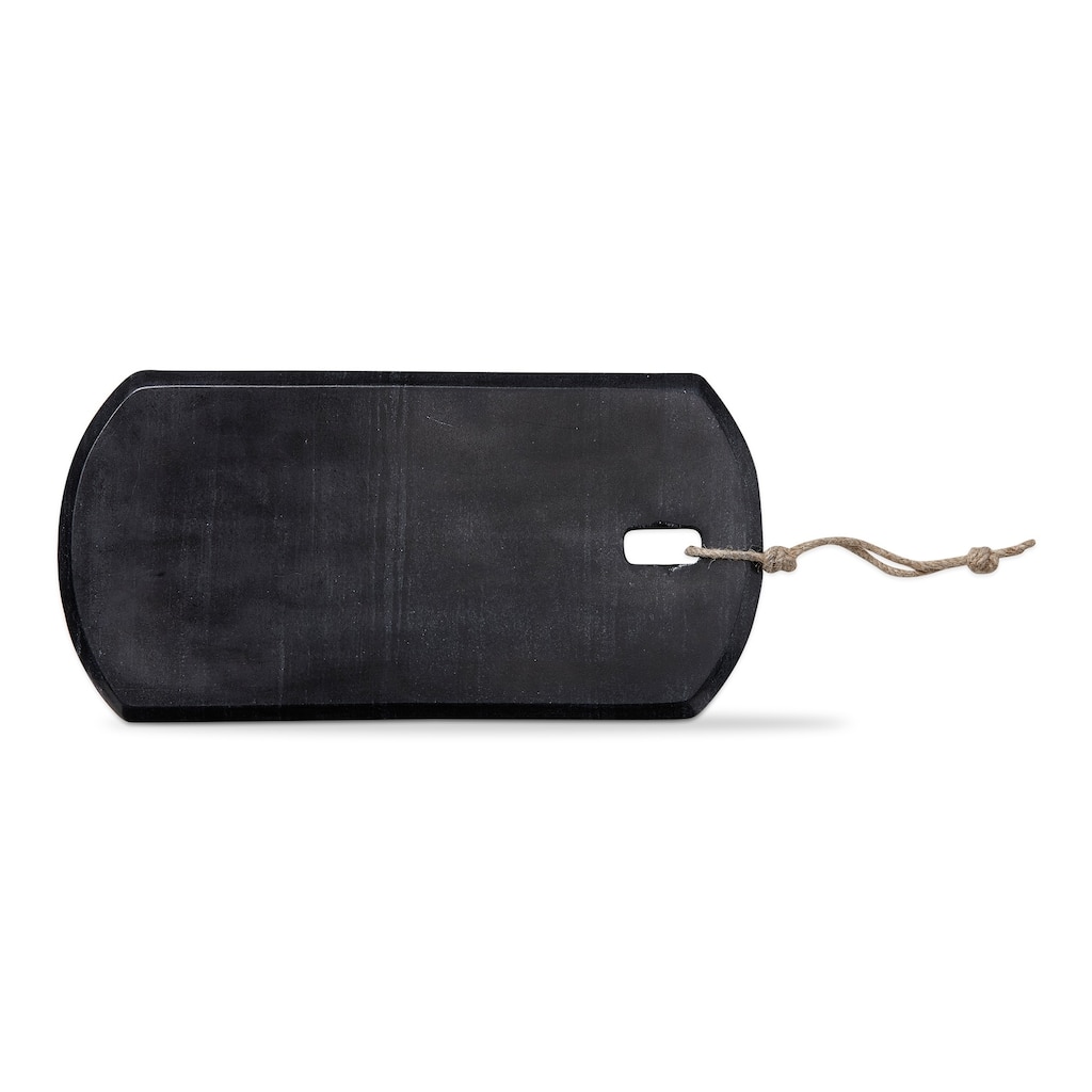 Black Marble Serving Board - Elegant Serving Platter for Everyday Use - Hand Wash Only - 14" L x 7" W x 0.5" H