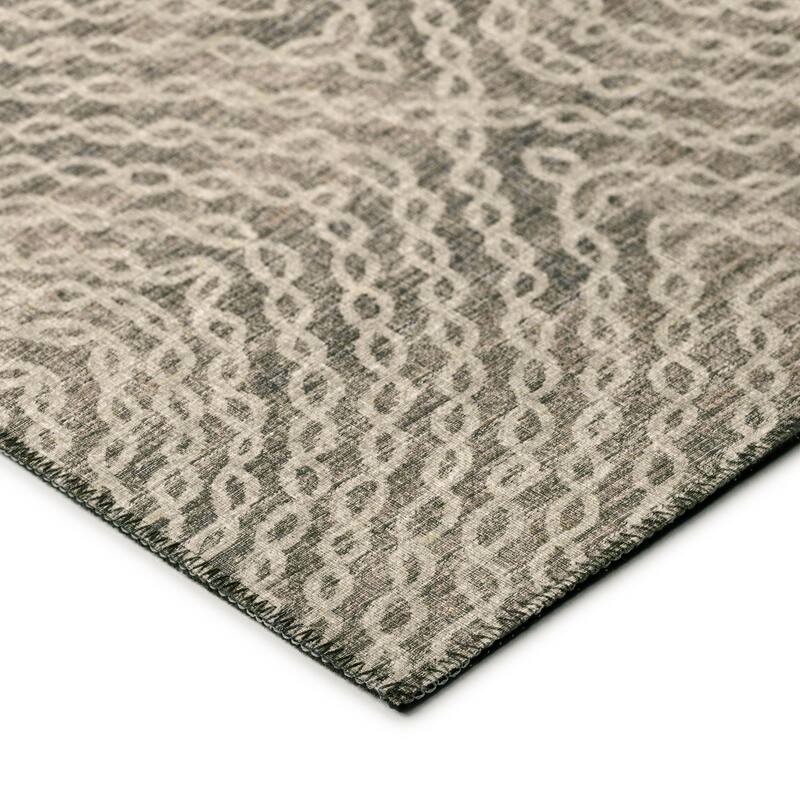 Indoor/ Outdoor Addison Bravado Link Washable Area Rug