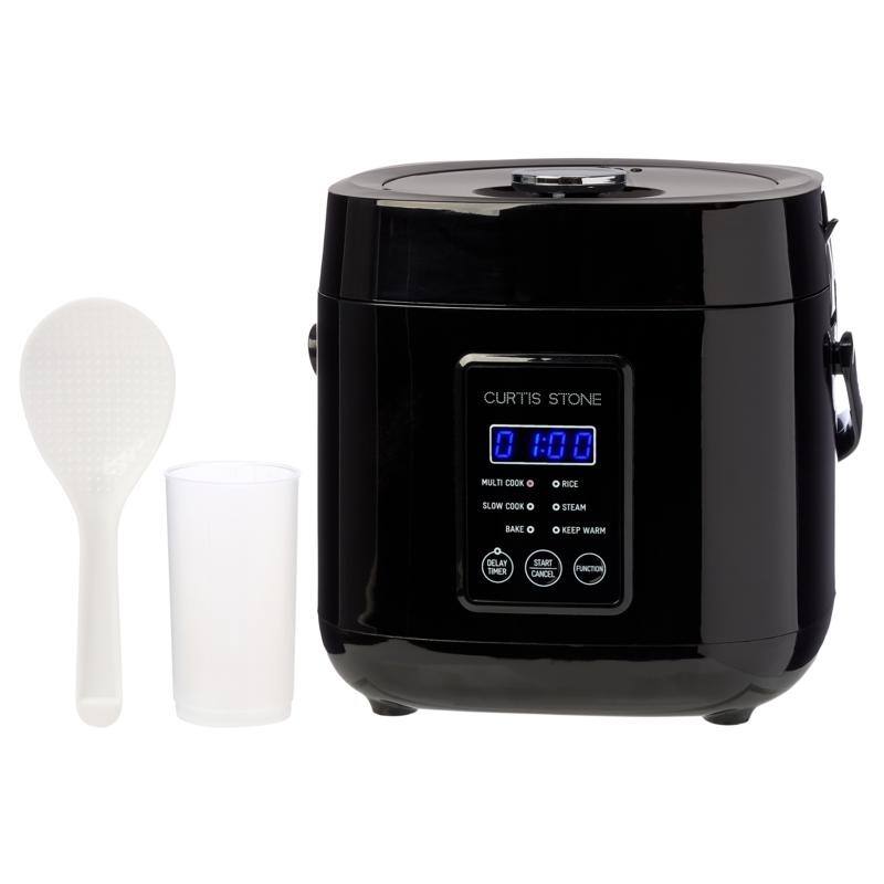 Curtis Stone Dura-Pan 2-Quart Nonstick Smart Multi Cooker Refurbished - Black