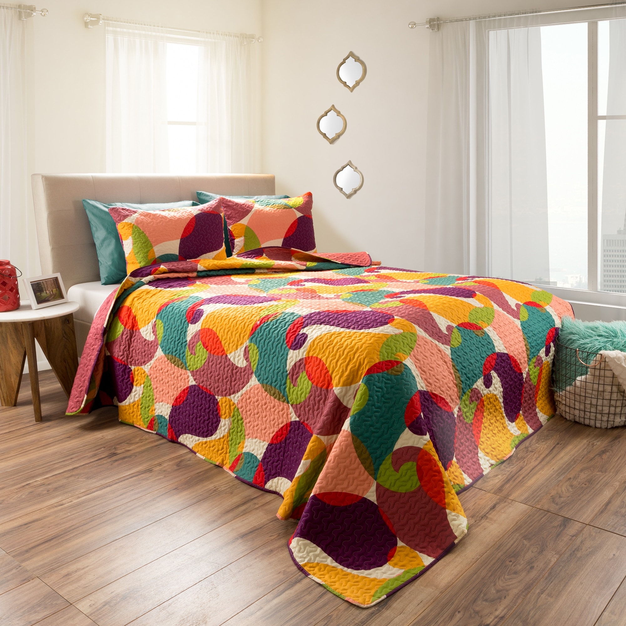 Patchwork throws and bedspreads outlet