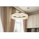 preview thumbnail 6 of 9, Elegant Lighting 2060D24 Rune 24" Wide LED Ring Chandelier - 2087