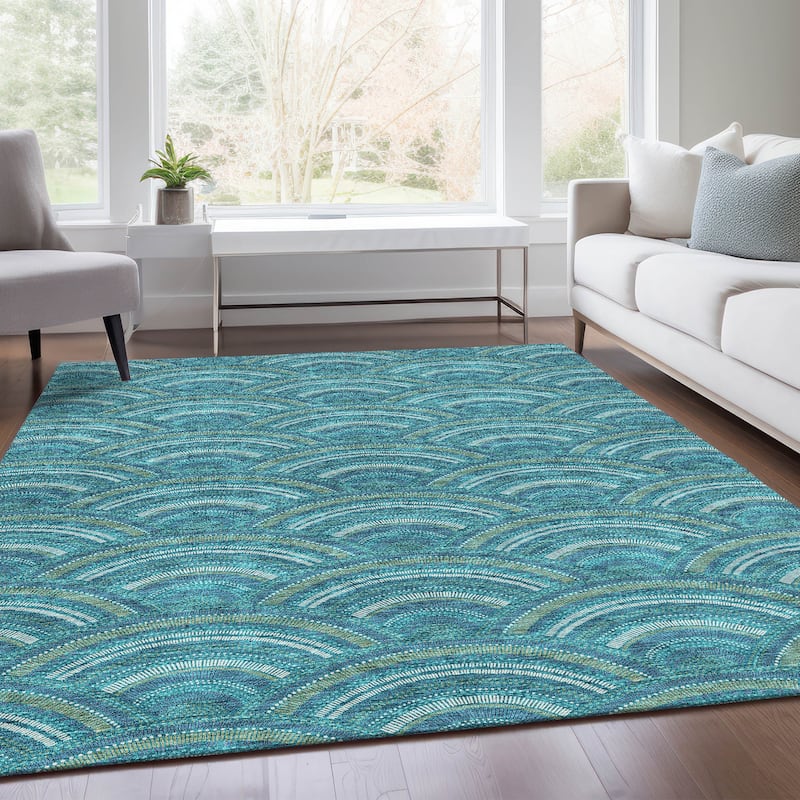 Premium Washable Super Soft Transitional Stacks Mayfield Rug