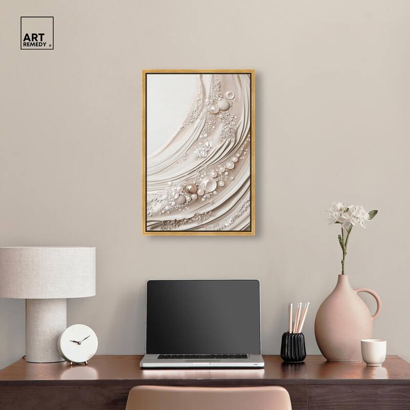 Chromatic Concretions II Canvas by Art Remedy