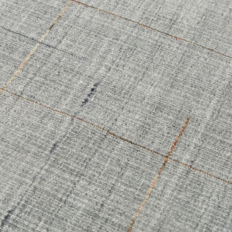 Alora Decor Chic Hand Loomed Abstract Lined Rug