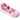 Tropical Leaves Pool Lounger, Pink