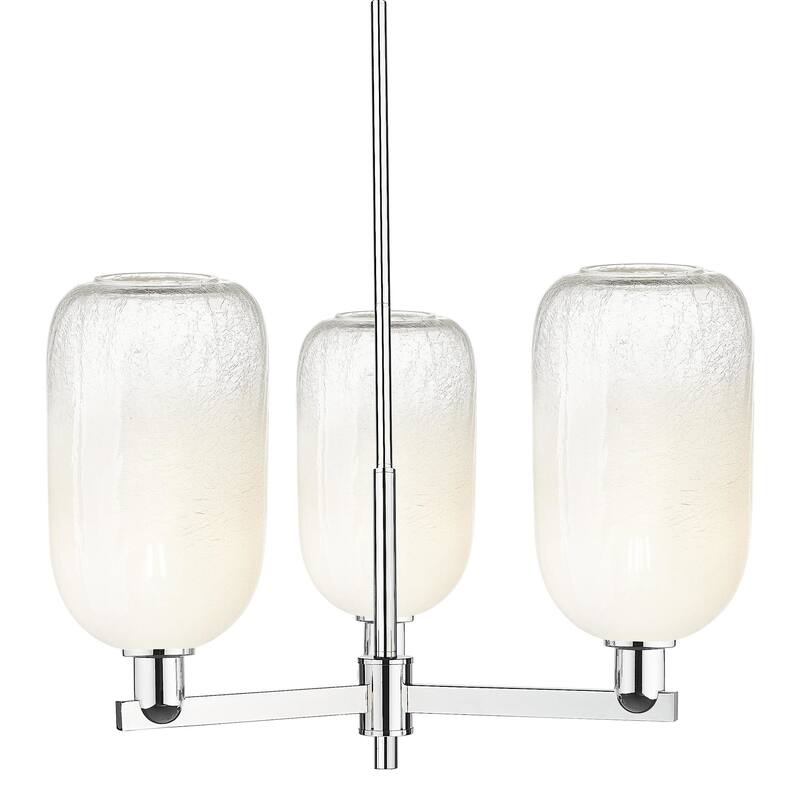 Innovations Lighting 716-3CR-17-18 Brookhaven Cloche Chandelier - Polished Chrome / Opal