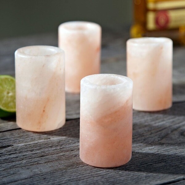 Himalayan Salt Shot Glass Set of 4 