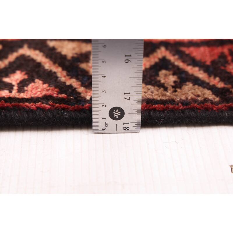 ECARPETGALLERY Hand-knotted Anatolian Vintage Black Wool Rug - 3'3 x 10'3