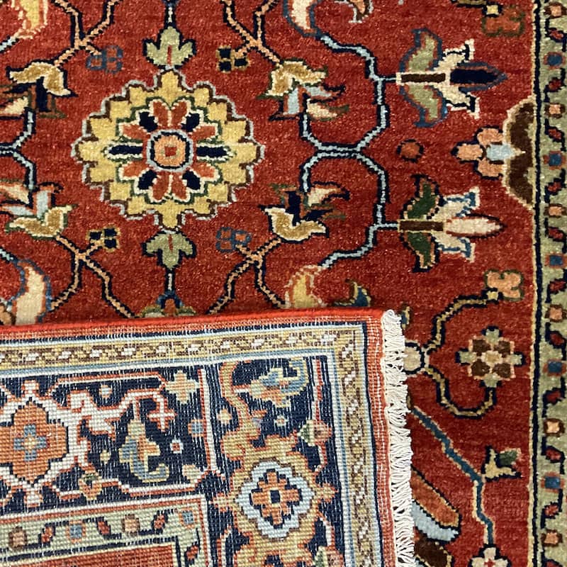 HERAT ORIENTAL Hand-knotted 3' x 5'1 Indo Serapi Wool Rug - 3' x 5'1"
