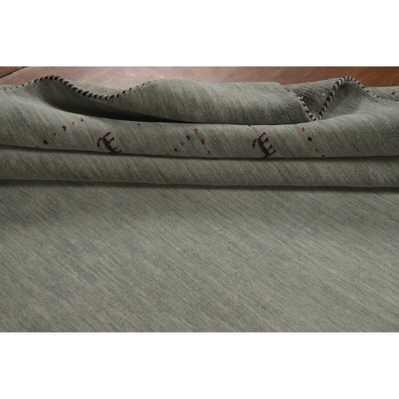 Tribal Wool Gabbeh Indian Area Rug 8x10 - 8' x 10'