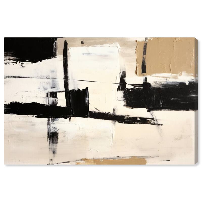 Wynwood Studio Canvas Abstract Warehouse Builders White and Cream White Modern & Contemporary Wall Art Canvas Print