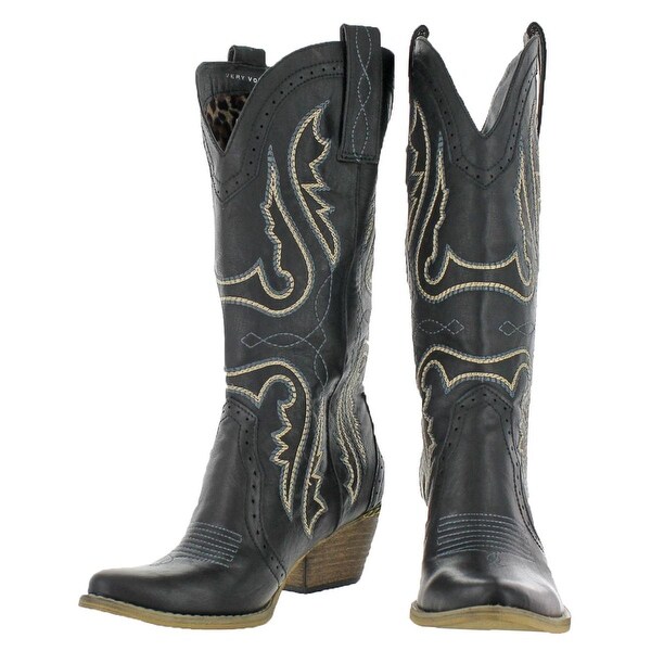 wide shaft cowboy boots