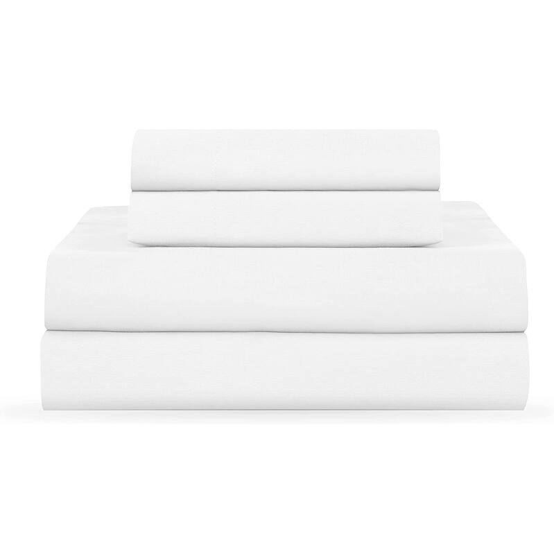 Martex 225 Thread Count Queen White Sheet Set - Queen - White