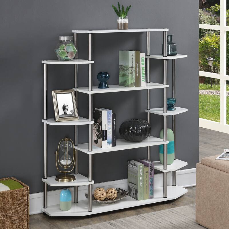 Convenience Concepts Designs2Go Wall Unit Bookshelf - White