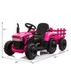 preview thumbnail 41 of 46, 12V Ride-On Tractor - LED Lights & Trailer for a Farming Adventure