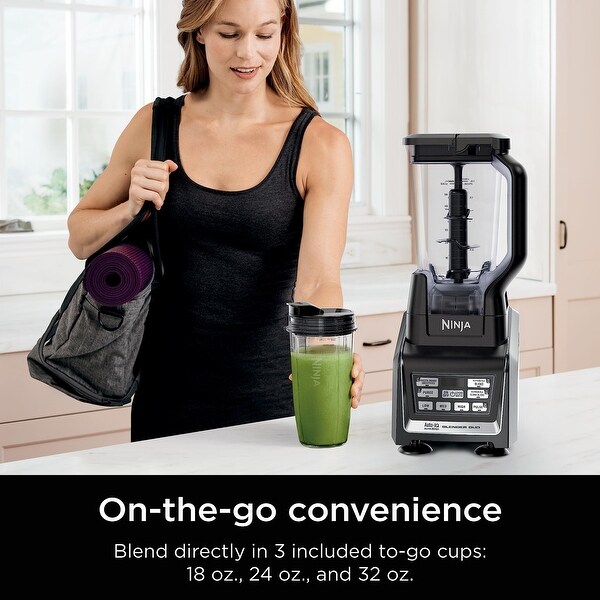BL642 Nutri Ninja Personal & Countertop Blender with 1200W Auto-iQ