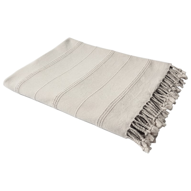 Sevita Striped Premium Turkish Cotton Standard SizeThrow Blanket
