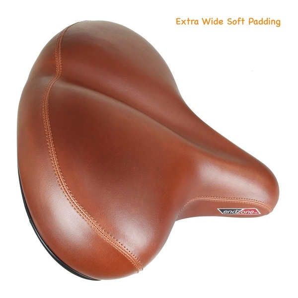 tan bicycle seat