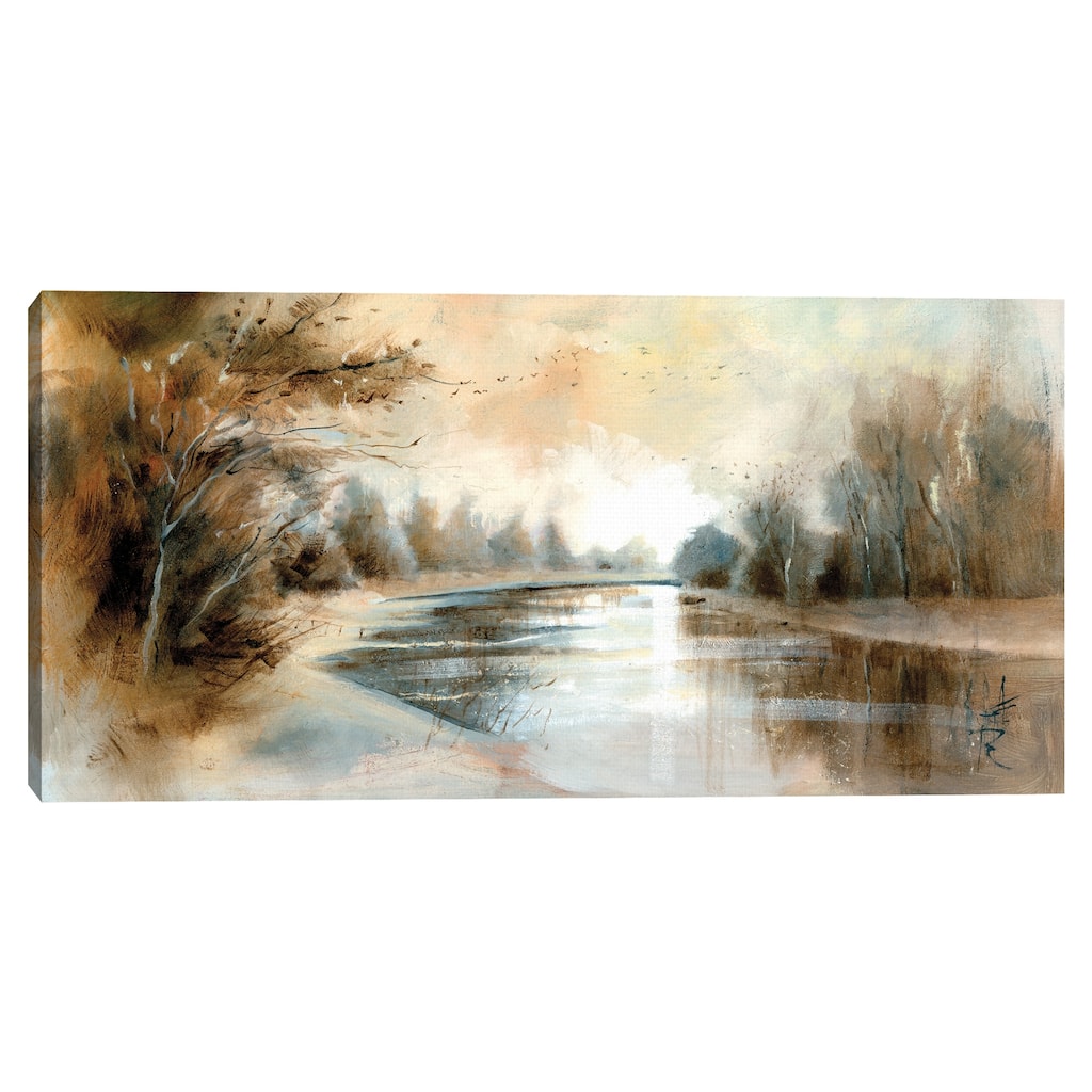 Winding River by Anne Farrall Doyle Canvas Art Print