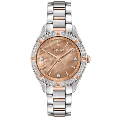 Bulova Women's Classic Brown Dial Watch - 98R264 - 6 (36)