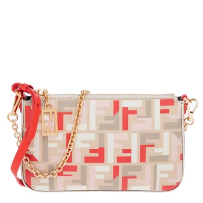 Fendi Baguette Pouch on Chain