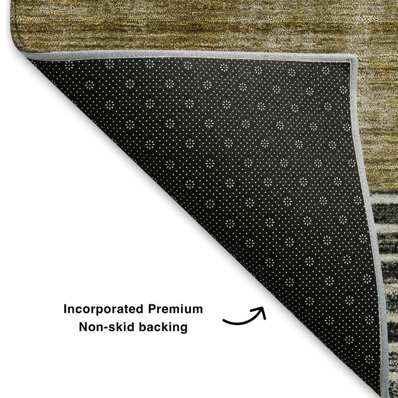 Premium Washable Super Soft Geo Global Mayfield Rug