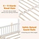 preview thumbnail 24 of 31, Extendable House Bed Twin to King Daybed with Roof and Fence Rails