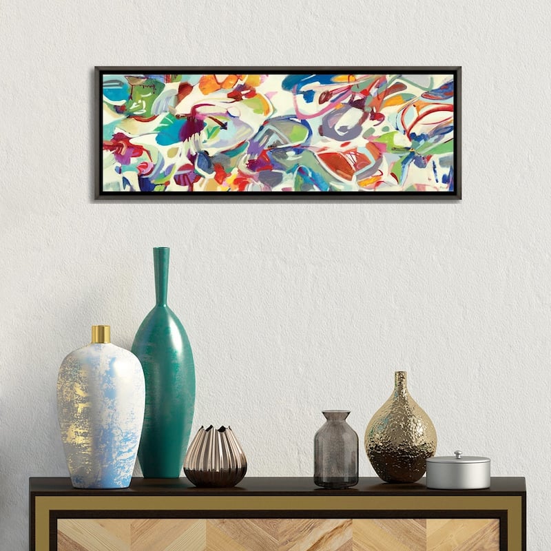 iCanvas "Boldly On" by Lisa Ridgers Framed