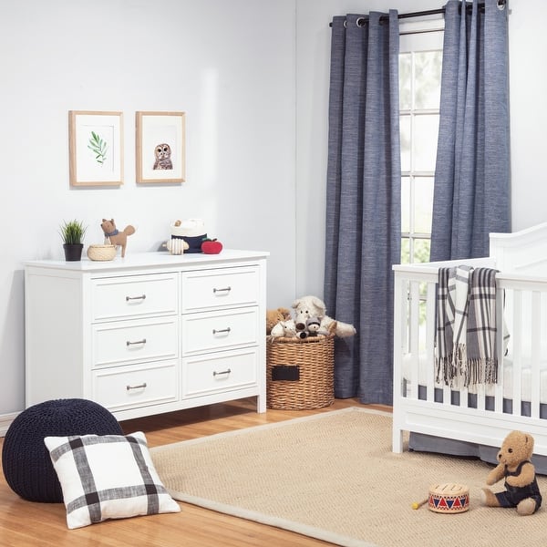 davinci charlie 6-drawer double dresser in grey - Bed Bath & Beyond Jules