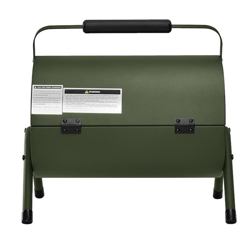 Royal Gourmet CC1015L Portable Charcoal Grill with Four Air Vents