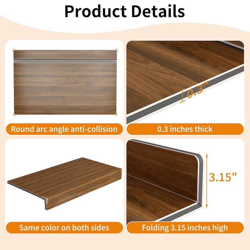 5 Pcs Wire Shelf Covers, Foamed PVC Wire Rack Covers for Removable Closet (Not Wood), Pantry Shelves for Cabinet Bathroom