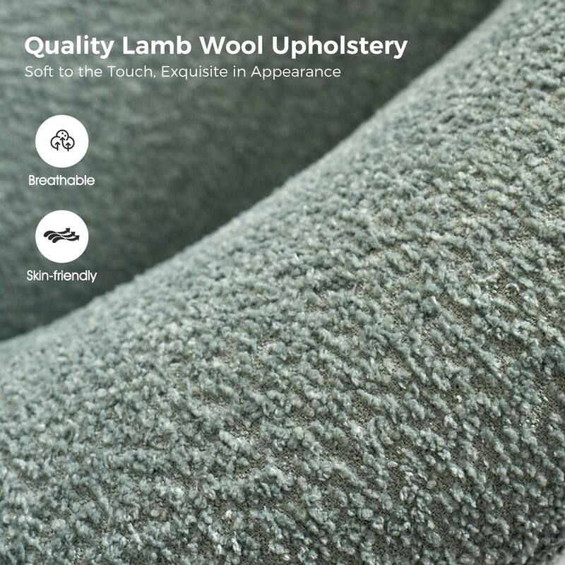 Joseph Mordern Boucle Armchair Chair Set Of 2 By HULALA HOME