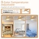 preview thumbnail 66 of 69, Sofucor 52Inch Low Profile Flush Mount Ceiling Fan with LED Light,3‑Blade Quiet Light Combo for Bedroom Kitchen Living Room