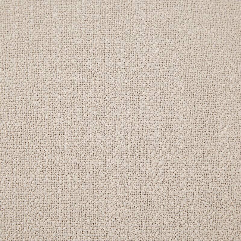 Roomfitters 360-Swivel Counter Stool, Upholstered Barrel Back Bar Chair with Metal Footrest Ring, Sand