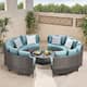 Option Gray+Teal Cushion