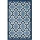 preview thumbnail 58 of 127, SAFAVIEH Amherst Erma Modern Rug 2'6" x 4' - Light Blue/Navy - Rectangle