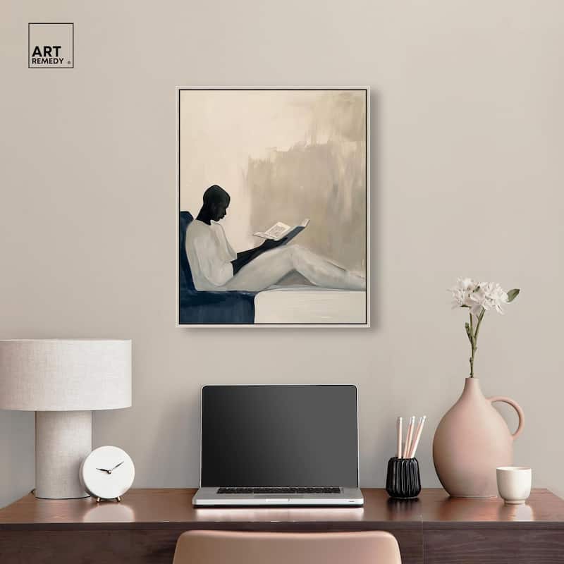 Void Reader I Canvas by Art Remedy