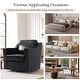 preview thumbnail 64 of 101, Modern Swivel Upholstered Armchair Accent chair Set of 2