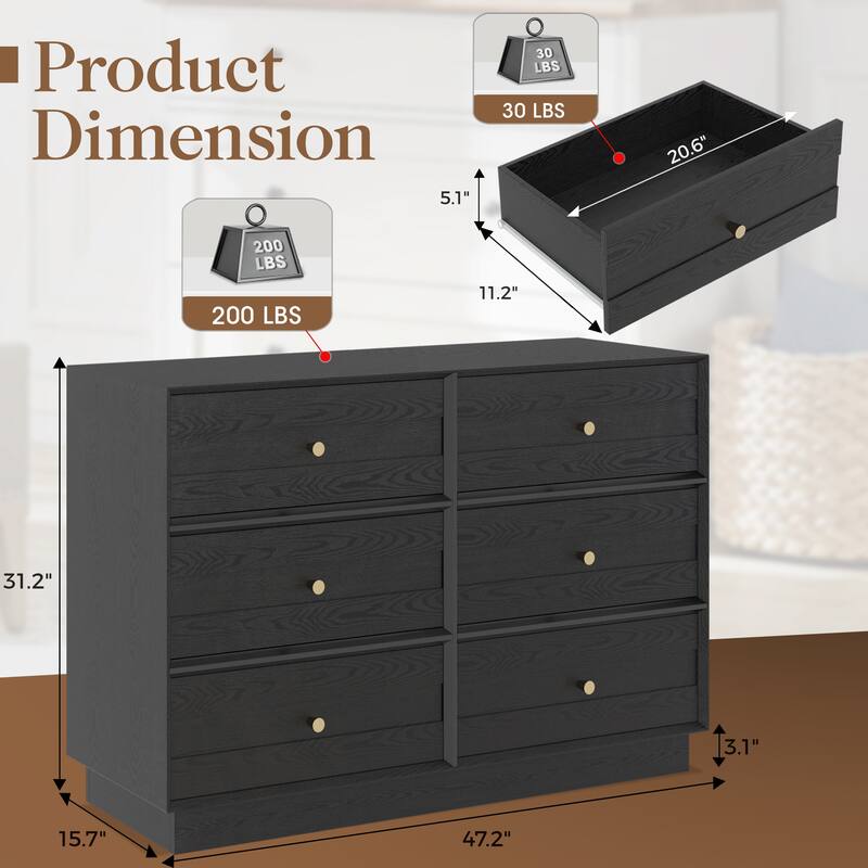 6 - Drawer Dresser