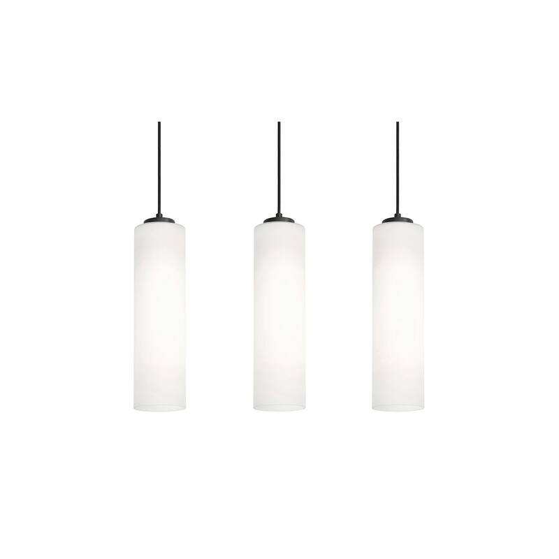 AFX LEOP0412MBLNR3 Leo 3 Light 36" Wide Multi Light Pendant - Black