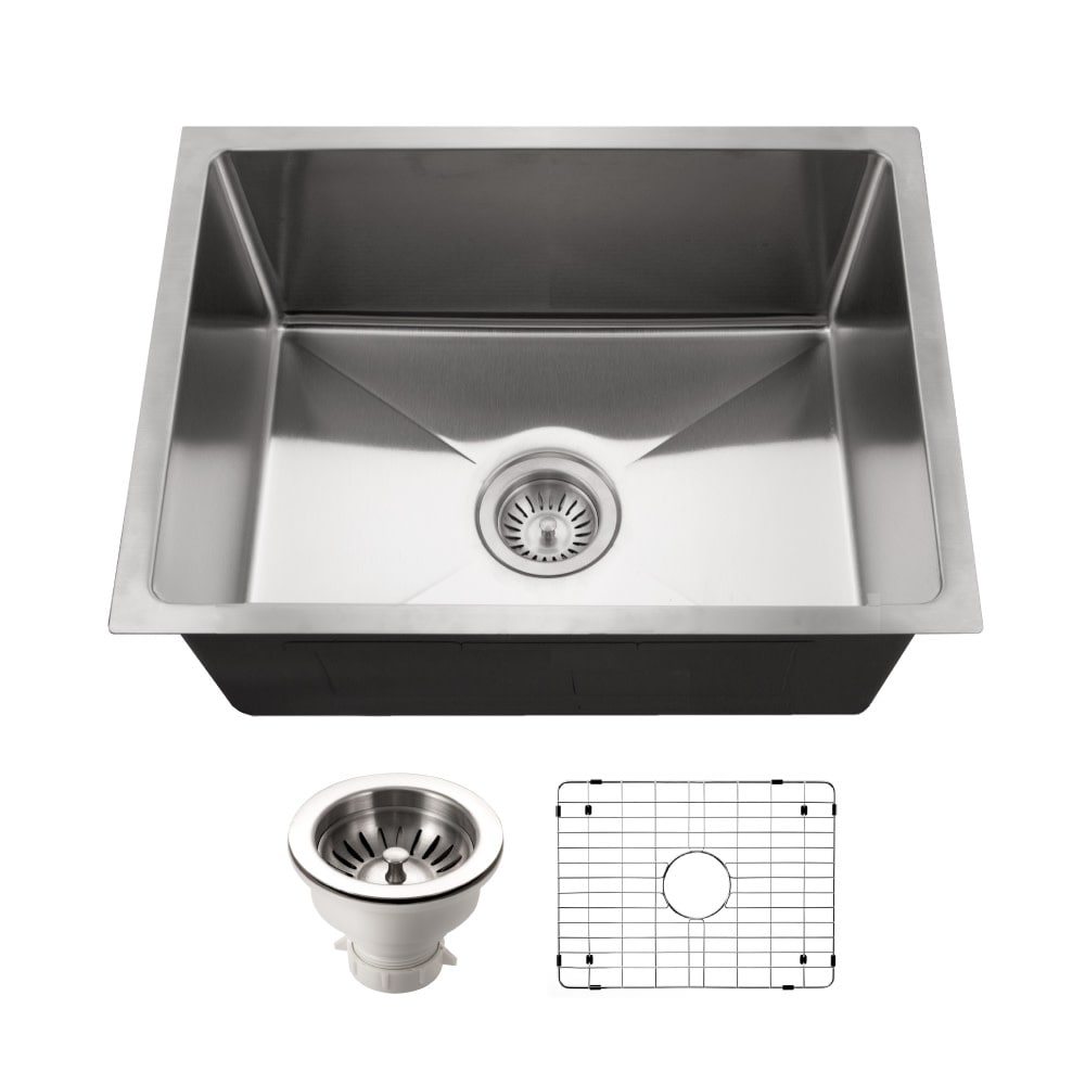 Houzer Nouvelle 23-1/16" Undermount Single Basin Stainless Steel