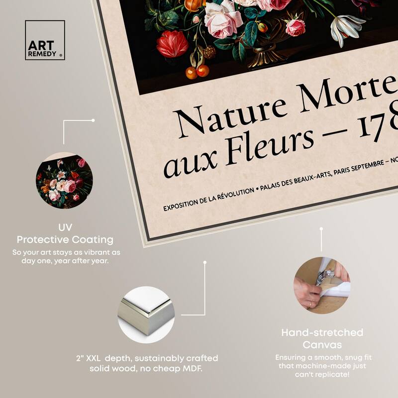 Revolutionary Flowers Canvas by Art Remedy