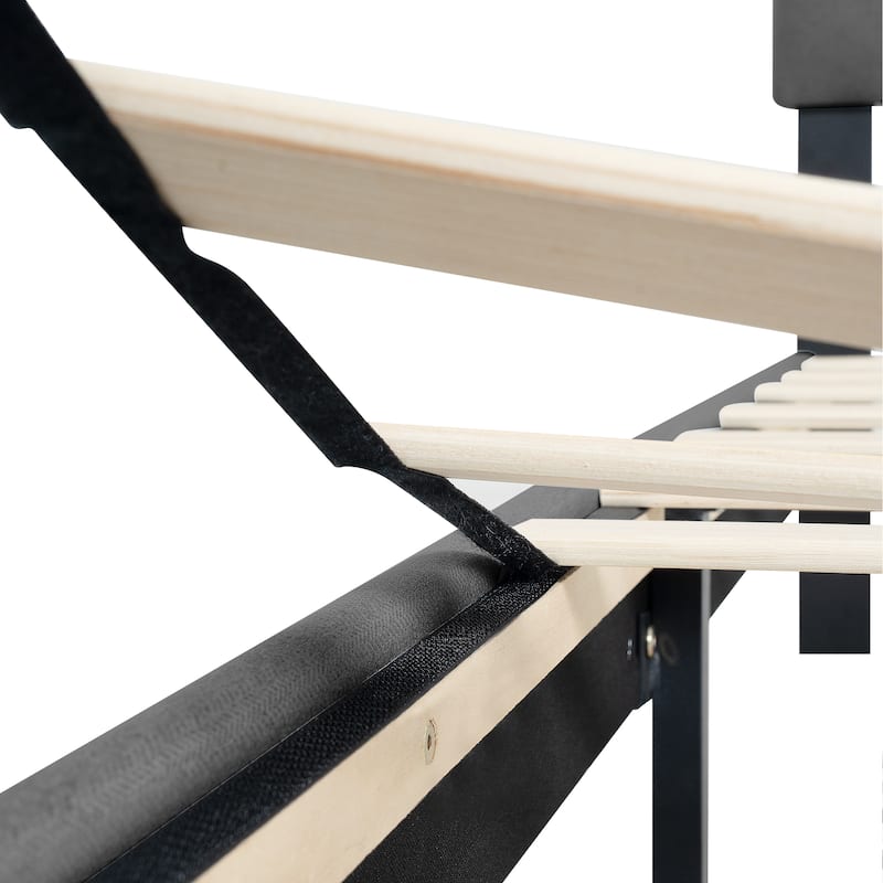 Modern Bed Frame - No Box Spring Needed, Easy Assembly, Fits All Mattress Types